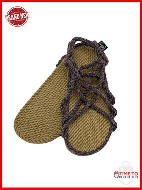 Handmade Rope Sandals Unisex Vegan Adjustable Flat Jesus Sandals